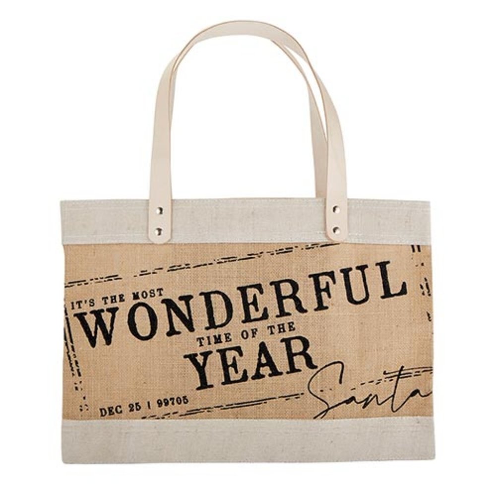 Holiday Market Tote - Most Wonderful Time